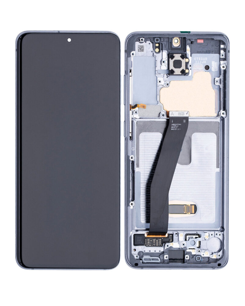 Galaxy S20 5G (G981) OLED Assembly w/ Frame (COSMIC BLACK)