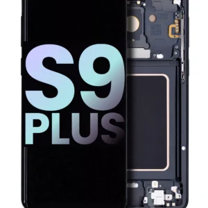 Galaxy S9 Plus (G965) OLED Assembly w/ Frame (MIDNIGHT BLACK)